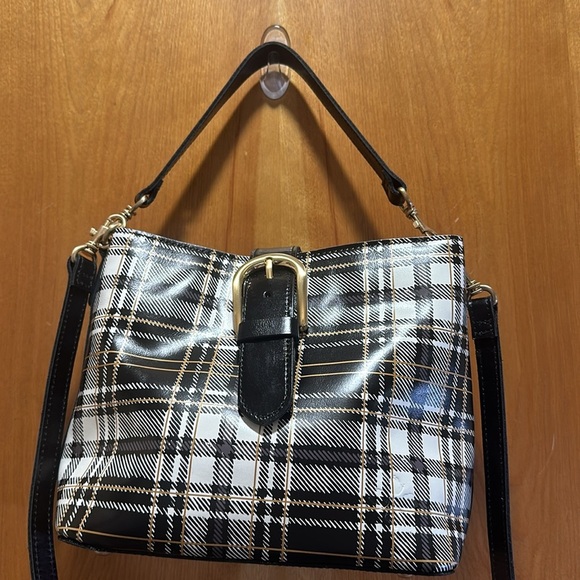 Patricia Nash plaid satchel - Picture 2 of 9